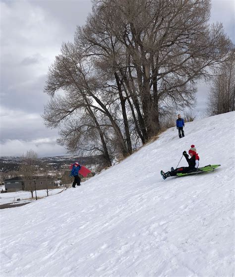 It says there is a designated snow play area & tubing hill (which most likely means sledding & to bring your own sleds) Rose Springs Snow Park – This is in the …